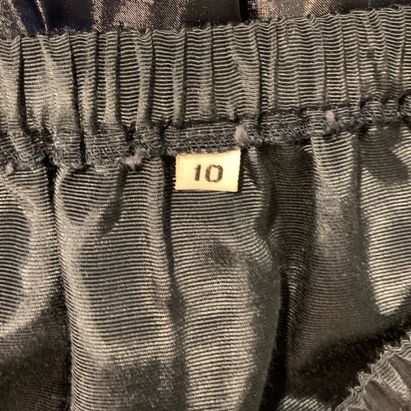 VGUC Vintage Zoe Ltd. black Taffets Skirt - Size 10 - Picture 4 of 5